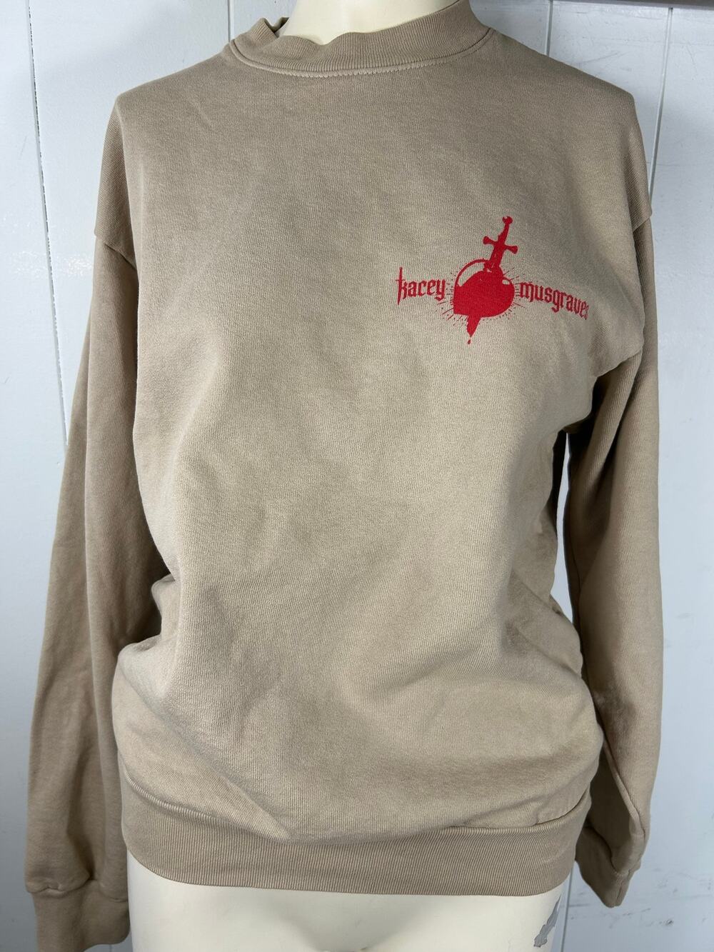 Kacey Musgraves Unveiled Crewneck Sweatshirt Long Sleeve Size S